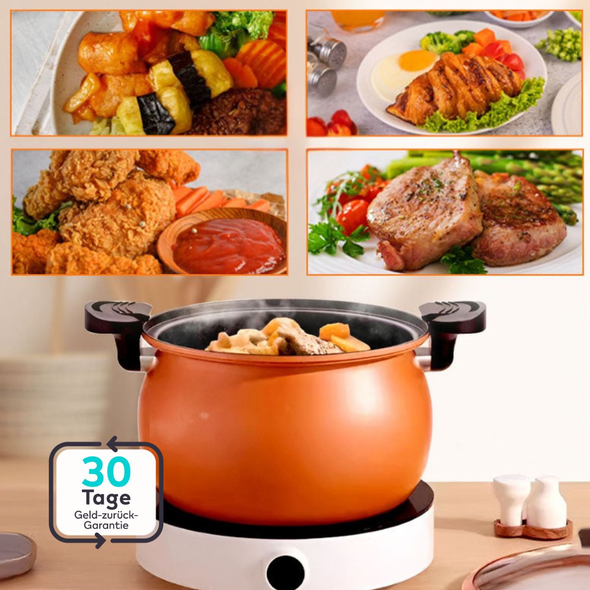 Serenosole™ QuickChef | Kocht schneller und macht jede Mahlzeit mühelos | Schnellster Druckkocher 2025