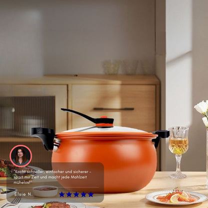 Serenosole™ QuickChef | Kocht schneller und macht jede Mahlzeit mühelos | Schnellster Druckkocher 2025