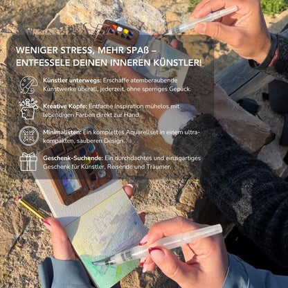 Serenosole™ ColorNest | Entfessle deine Kreativität jederzeit und überall | Ultimatives Reise-Malset 2025