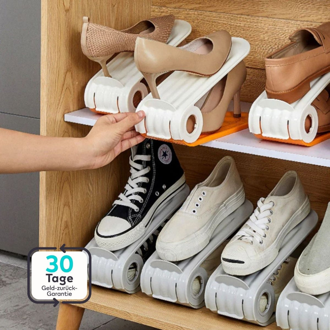 Serenosole™ ShoeSafe Shoe Aufbewahrungsschoner | Hält deine Schuhe ordentlich, organisiert und perfekt in Form (1+1 GRATIS)