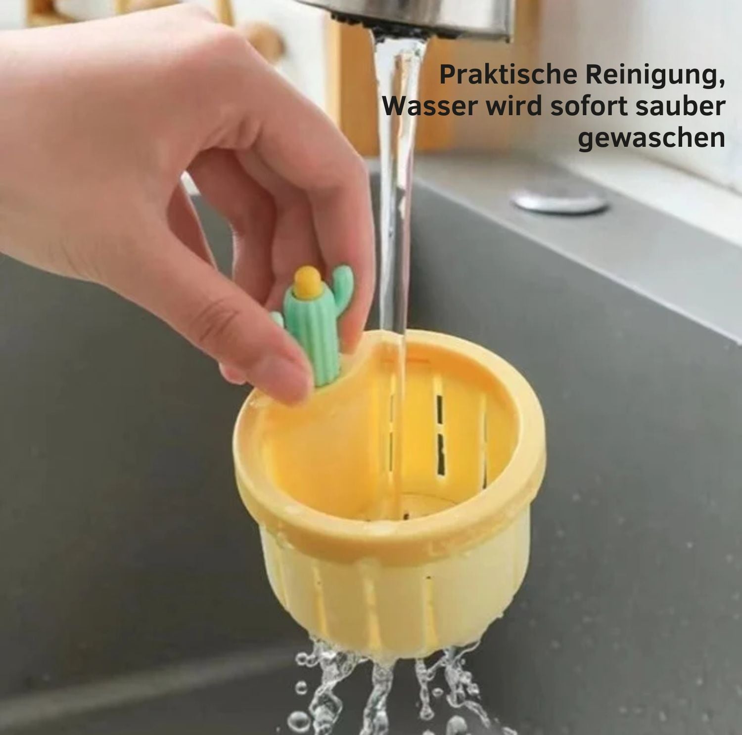 Serenosole™ CactiGuard Kaktus-Spülbeckenfilter | Halte dein Spülbecken sauber und frei von Verstopfungen