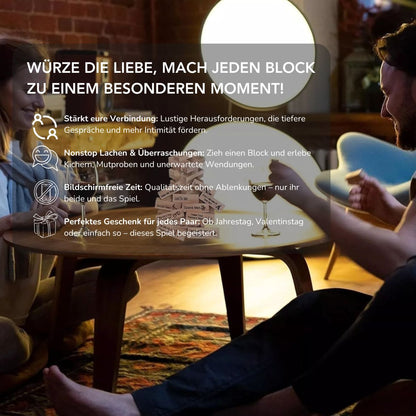 Serenosole™ LoveStack | Zieh einen Block, entfache den Spaß und bring Spannung in euer Date | Fesselndstes Paar-Spiel 2025