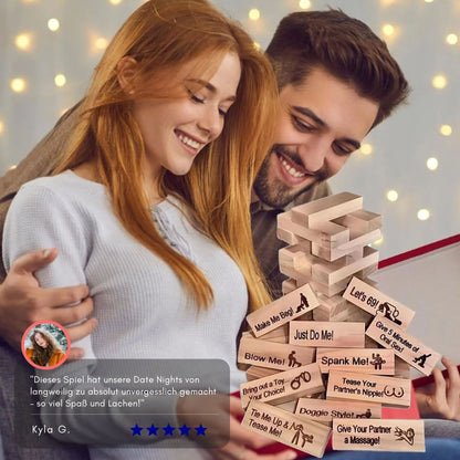Serenosole™ LoveStack | Zieh einen Block, entfache den Spaß und bring Spannung in euer Date | Fesselndstes Paar-Spiel 2025