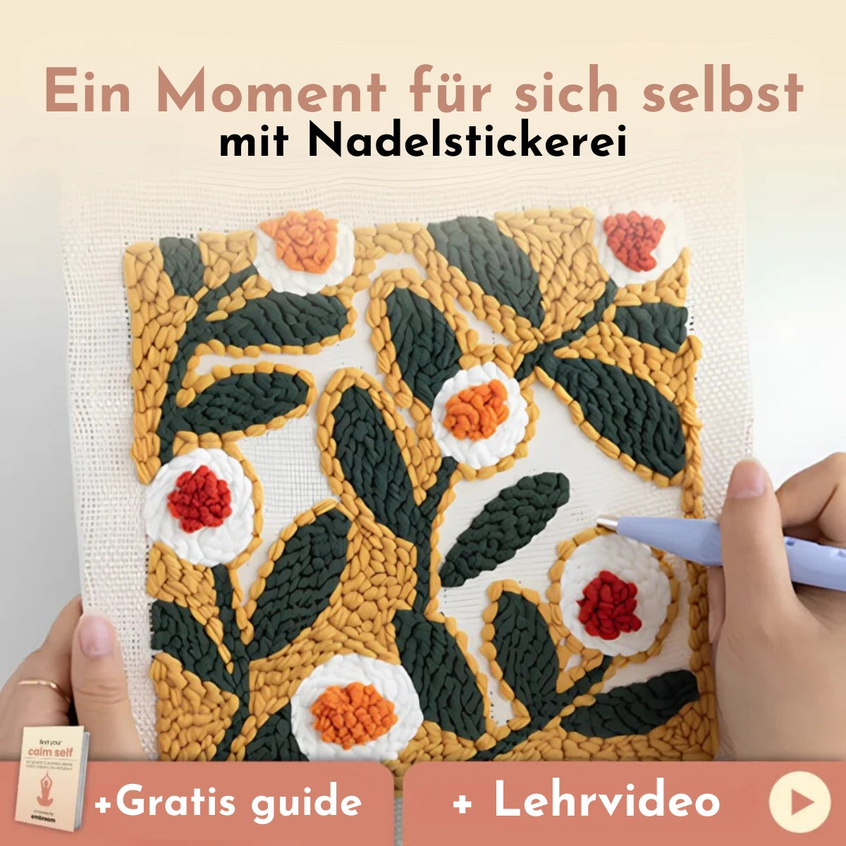 Serenosole™ ArtfulStitch | Entspanne dich, kreiere und verwandle Fäden in beeindruckende Kunst | Alles-in-einem-Paket (1+1 GRATIS)