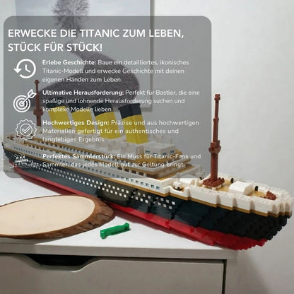 Serenosole™ ShipCraft Titanic-Bausatz | Erschaffe ein legendäres Schiff mit deinen eigenen Händen