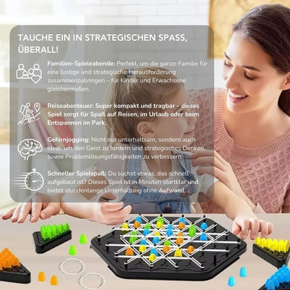 Serenosole™ StrategiQuest Triangelspiel | Portabel und Spaß für alle Altersgruppen | Strategischer Spaß, Überall 2024