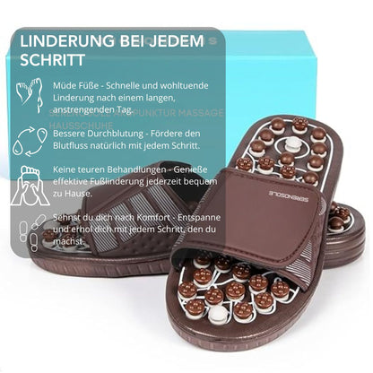 Serenosole™ SootheSteps Acupressuurpantoffels | Verwen uw voeten dagelijks | De beste voetmassageslippers 2024 (1+1 GRATIS)