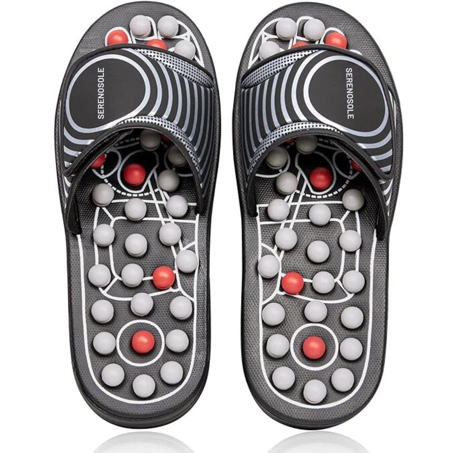 Serenosole™ SootheSteps Acupressuurpantoffels | Verwen uw voeten dagelijks | De beste voetmassageslippers 2024 (1+1 GRATIS)