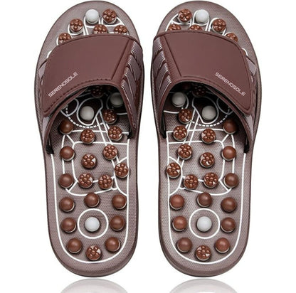 Serenosole™ SootheSteps Acupressuurpantoffels | Verwen uw voeten dagelijks | De beste voetmassageslippers 2024 (1+1 GRATIS)