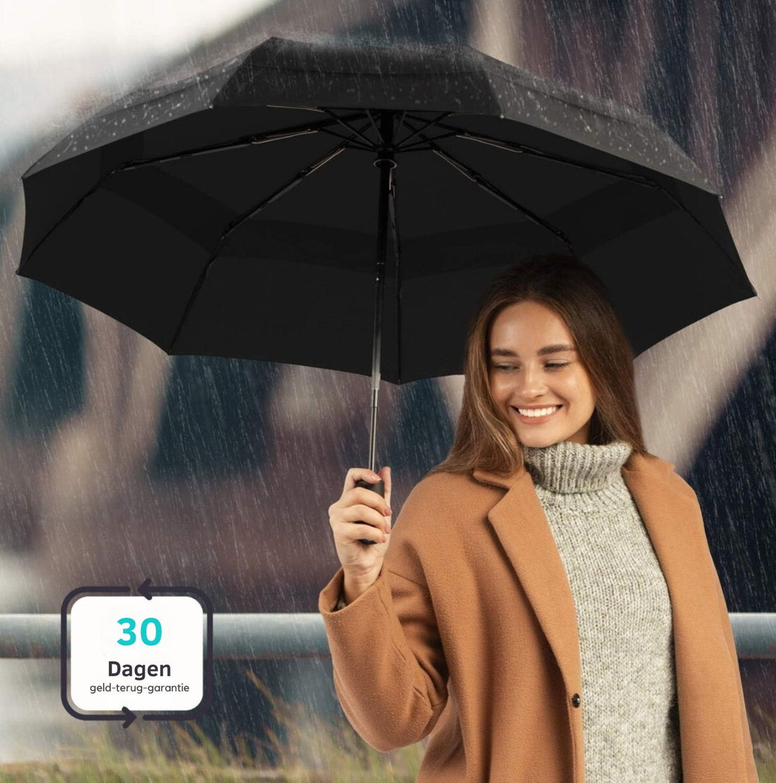 Serenosole™ RainMate miniparaplu | Gemakkelijk mee te nemen en daardoor altijd droog | Kleinste paraplu 2024 (1 1 GRATIS)