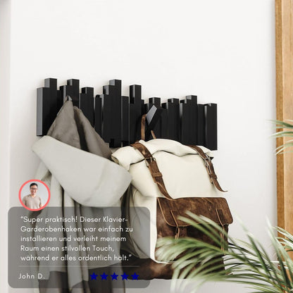 Serenosols™FlexiHang piano kledingrek | houdt alles georganiseerd en maximaliseert wandruimte | Stijlvolle muurgarderobe 2024