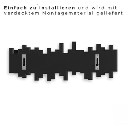 Serenosols™FlexiHang piano kledingrek | houdt alles georganiseerd en maximaliseert wandruimte | Stijlvolle muurgarderobe 2024