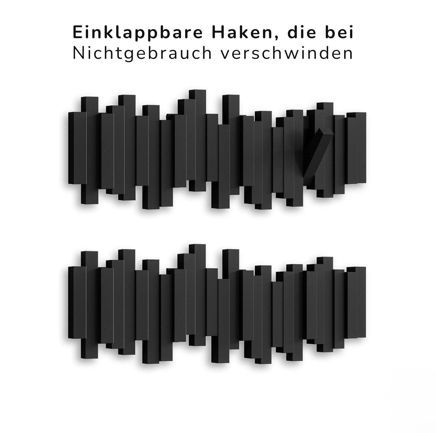 Serenosols™FlexiHang piano kledingrek | houdt alles georganiseerd en maximaliseert wandruimte | Stijlvolle muurgarderobe 2024