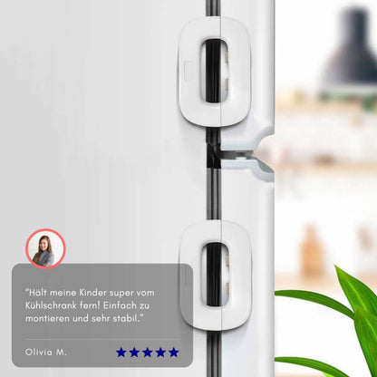Serenosole™ SecureCool koelkastdeurslot | Houdt kinderen op afstand en beveiligt uw koelkast | Top kindveilige koelkastslot 2024