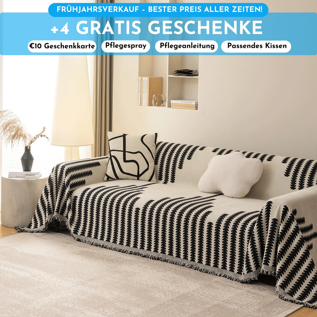 Serenosole™ SnugSofa | Das perfekte Upgrade um Flecken verschwinden zu lassen! | +4 GRATIS Geschenke