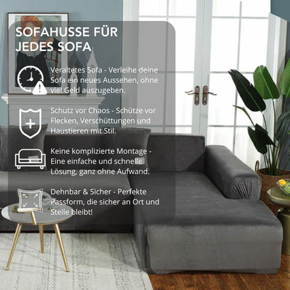 Serenosole™ EleganceStretch elastische bankhoes | Stijlvolle bescherming tegen slijtage en vlekken | Beste bankbescherming 2024